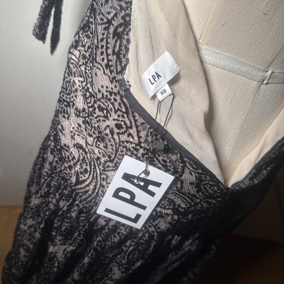 LPA Burnout Velvet Halter Gown • Size XS • NWT - Picture 5 of 5